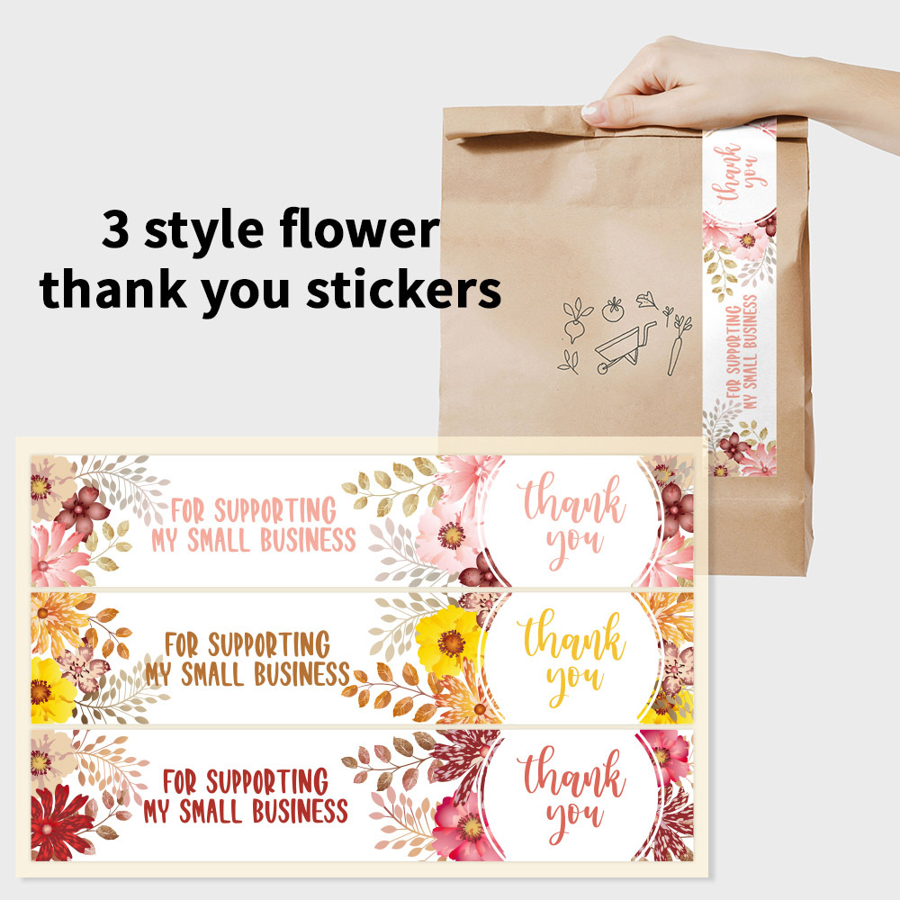 30 개 감사합니다 장식 스티커 인감 라벨 소기업용 포장 우편물 씰링 스티커 배송 결혼 선물 상자